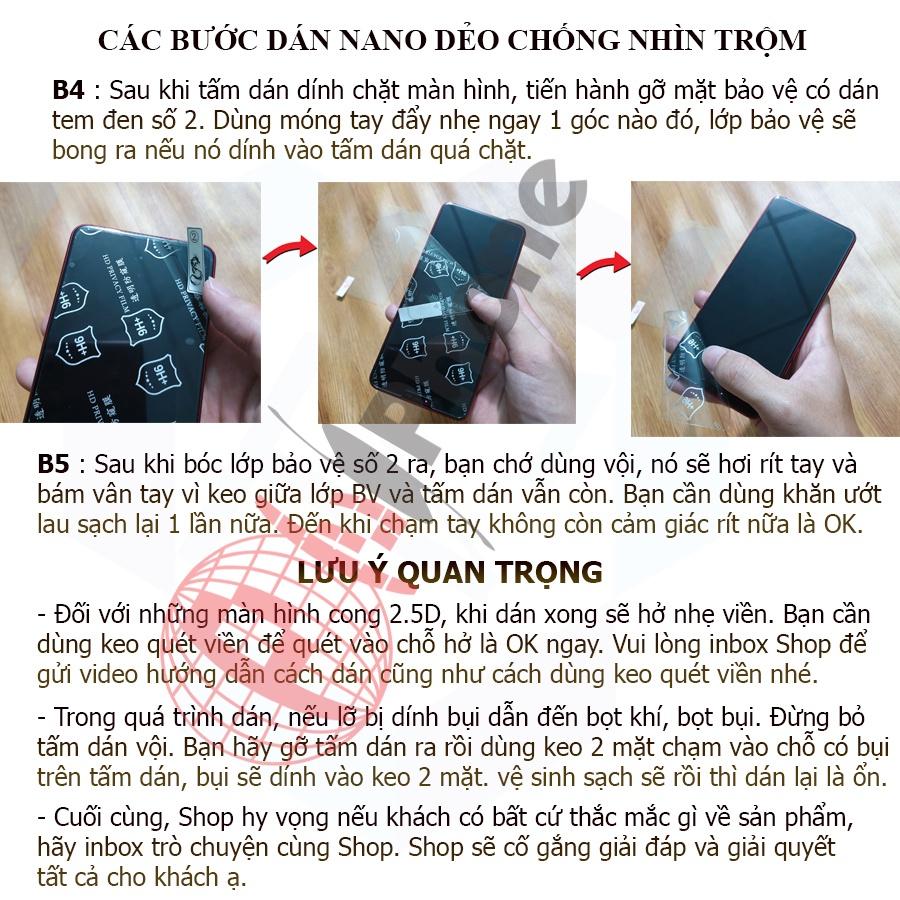 Dán chống nhìn trộm cho Xiaomi 12 Lite - Dán nano dẻo