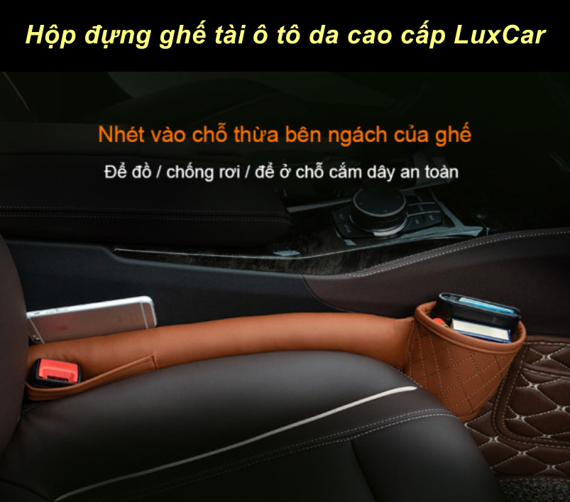Hộp đựng ghế tài ô tô da cao cấp - Home and Garden