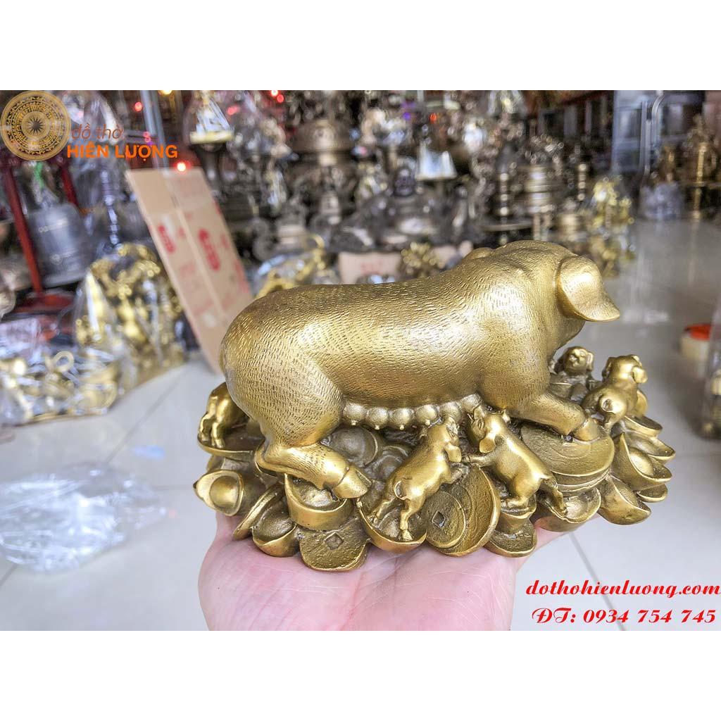 Tượng Heo Mẹ Và Đàn Heo Con - Tượng Heo Đàn