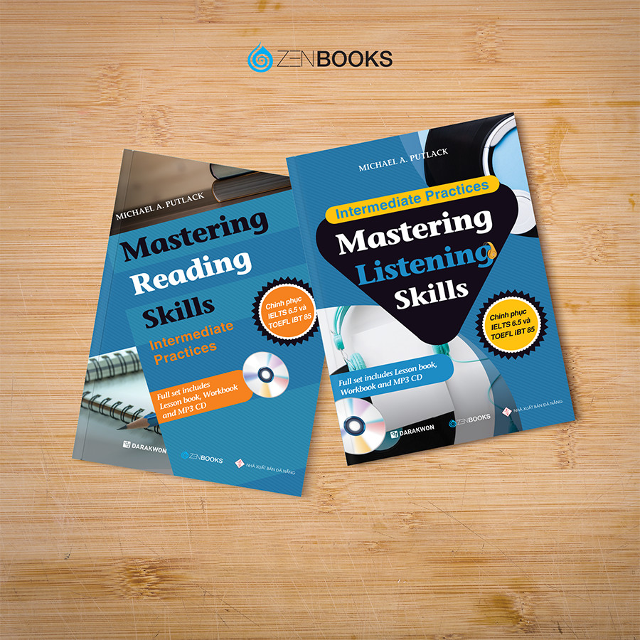 Combo 2 cuốn: Mastering Listening Skills + Mastering Reading Skills