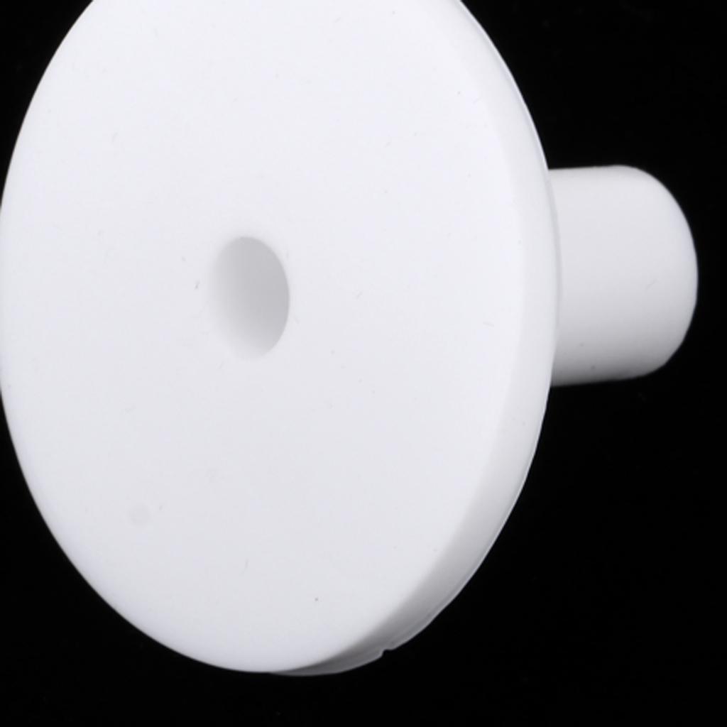 5Pcs/Set Rubber Golf Tees Holder Golf Tee Driving Range Practice Mat 35mm Durable Golfer Accessories Training Tool - White