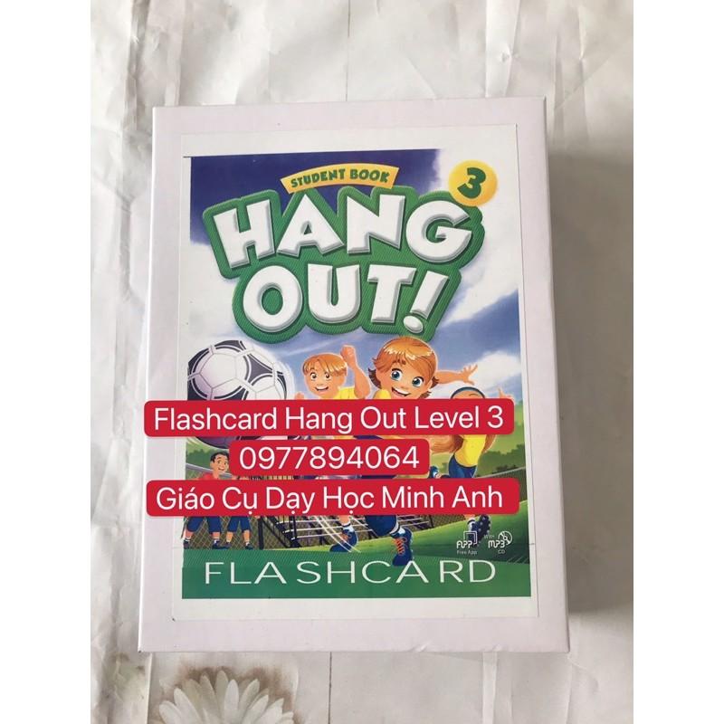 Flashcard  Giáo Trình Hang Out Level 3️144 thẻ cán bóng siêu đẹp