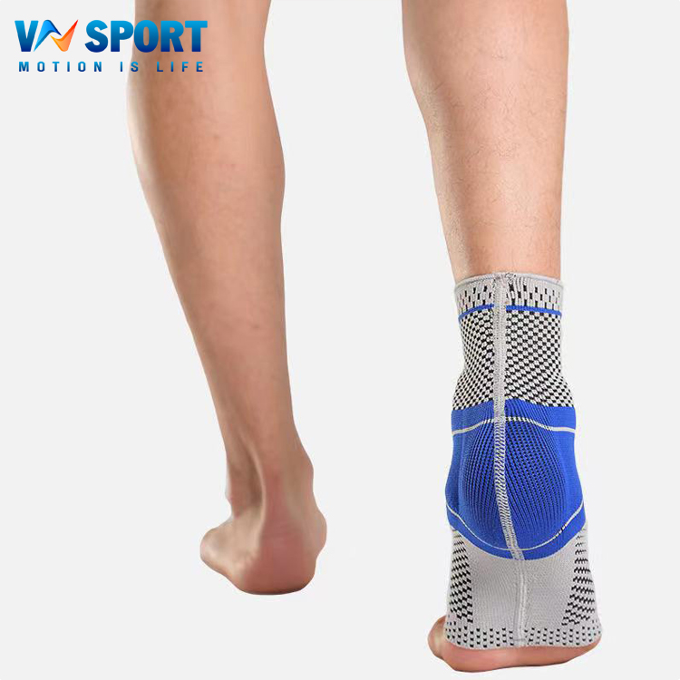 Băng Bảo Vệ Cổ Chân 360º VNSPORT, Băng Cổ Chân Chuyên Dụng Phòng Các Chấn Thương Cổ Chân Cho Các Bộ Môn Thể Thao - Cầu Lông, Bóng Rổ, Bóng Chuyền, Chạy Bộ, Đạp Xe, Tennis, Leo Núi, Dã Ngoại (1 Đôi)