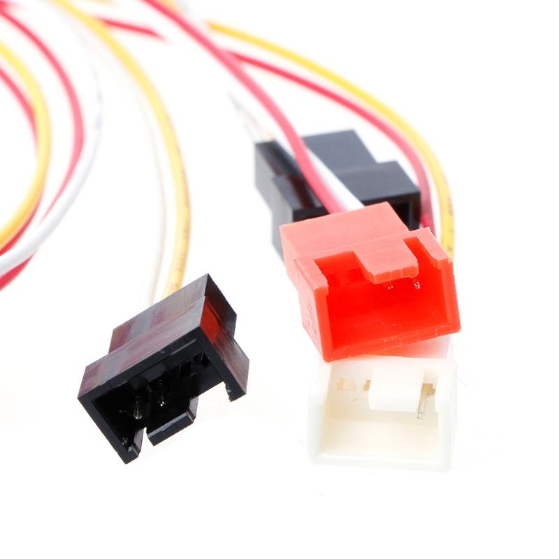Rx Quạt Tản Nhiệt 4 Pin Ide Molex Sang 6 Cổng 2 Pin Cho Pc