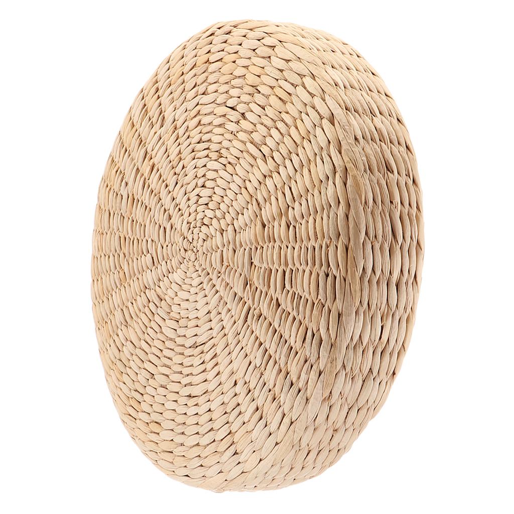 2 12'' Japanese Straw Tatami Floor Cushion Mat Futon Flat Meditation Cushion