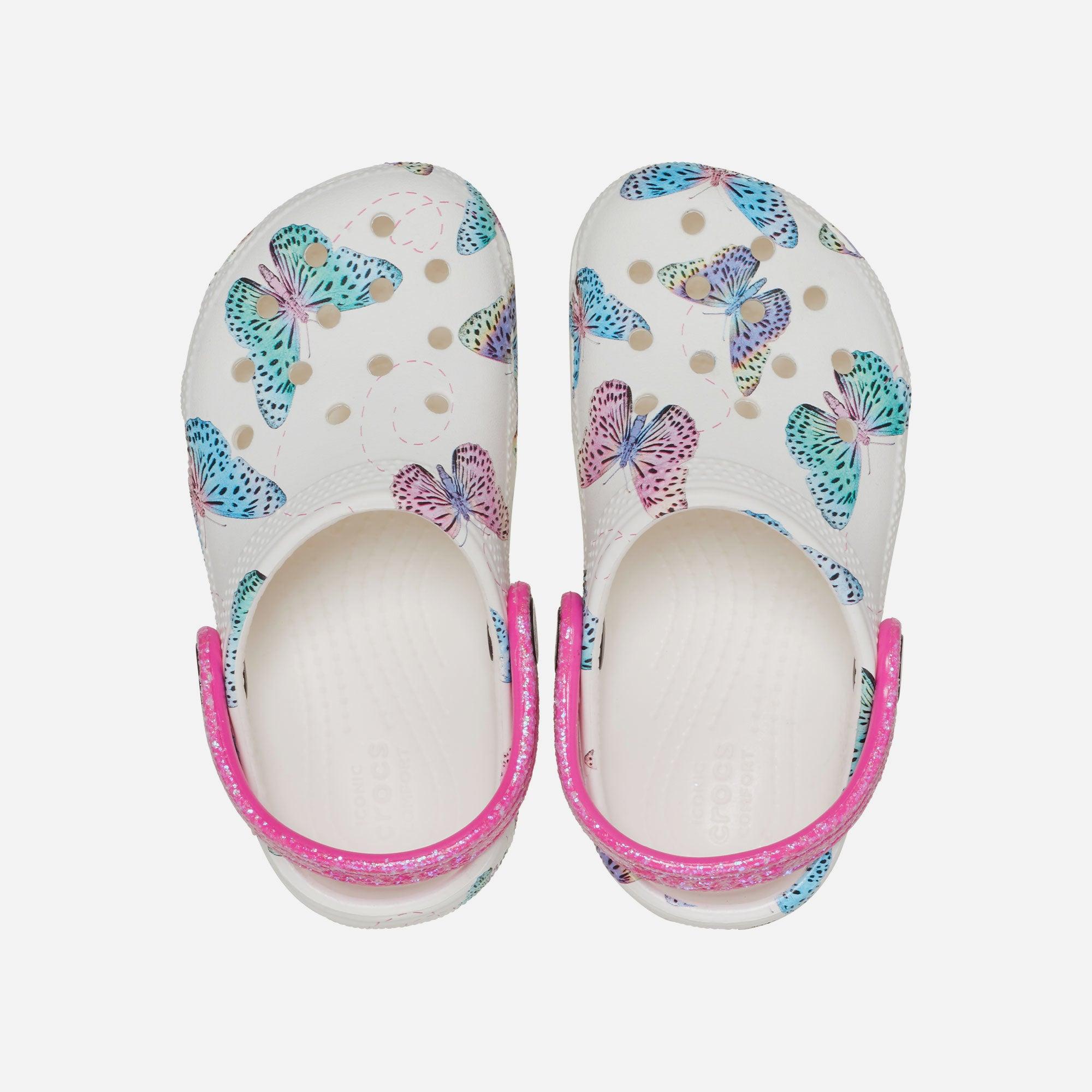 Giày lười trẻ em Crocs Classic Butterfly - 208300-94S