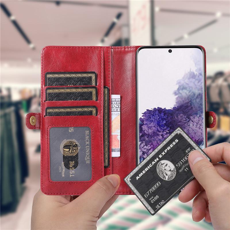 Bao da điện thoại nhiều phần đựng nhiều thẻ cổ điển vintage cho Samsung Galaxy A20 A30S A40 A50S A51 A70 A71 A81 A91