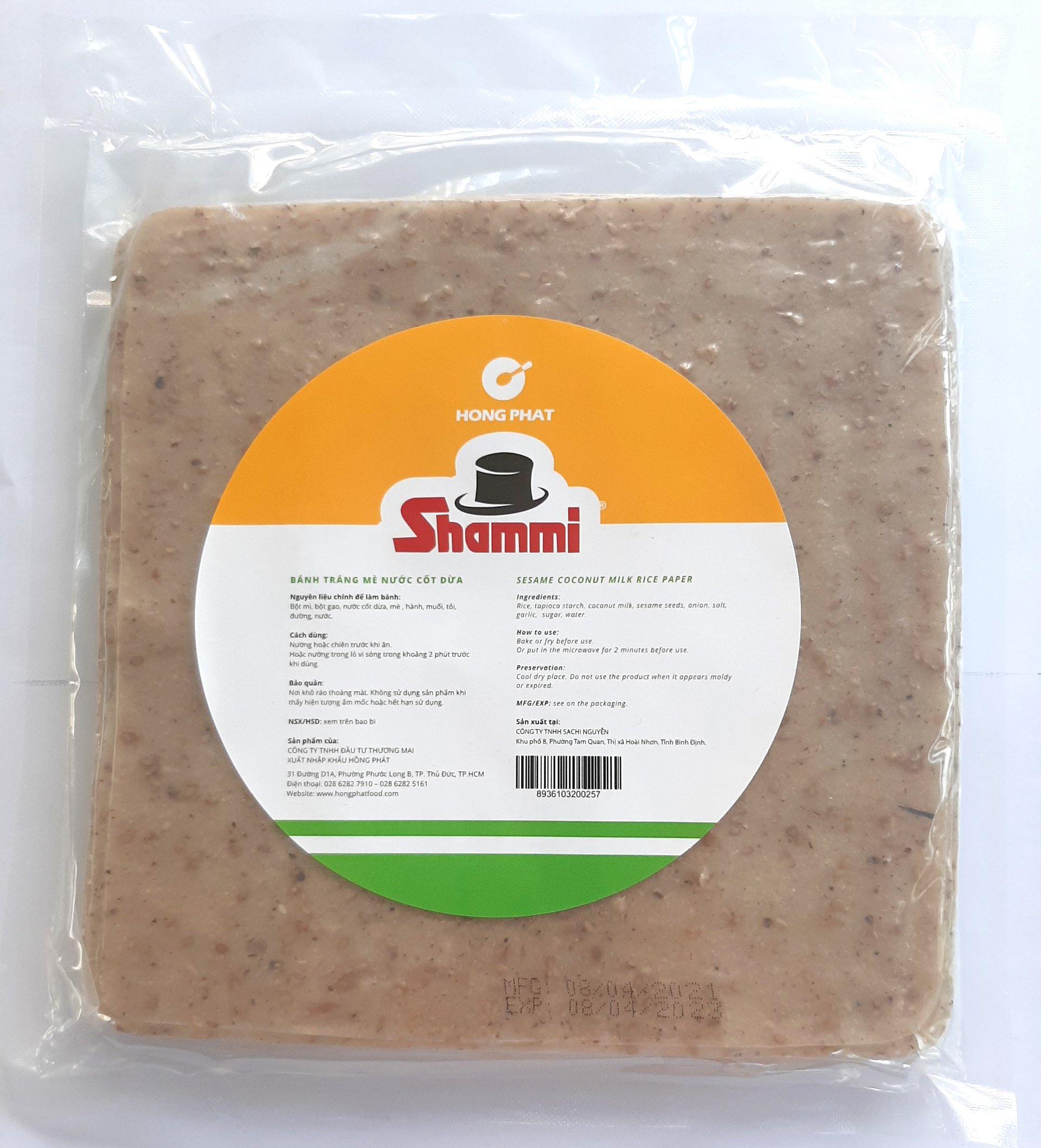 [DATE MỚI] Bánh tráng nước dừa hình tròn 500g /gói (Bánh tráng nướng nước cốt dừa Đặc sản Bình Định siêu cuốn)