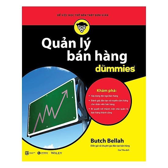 [Mã LIFEMALL995 giảm 10% đơn 99K]  Quản Lý Bán Hàng For Dummies - Bản Quyền