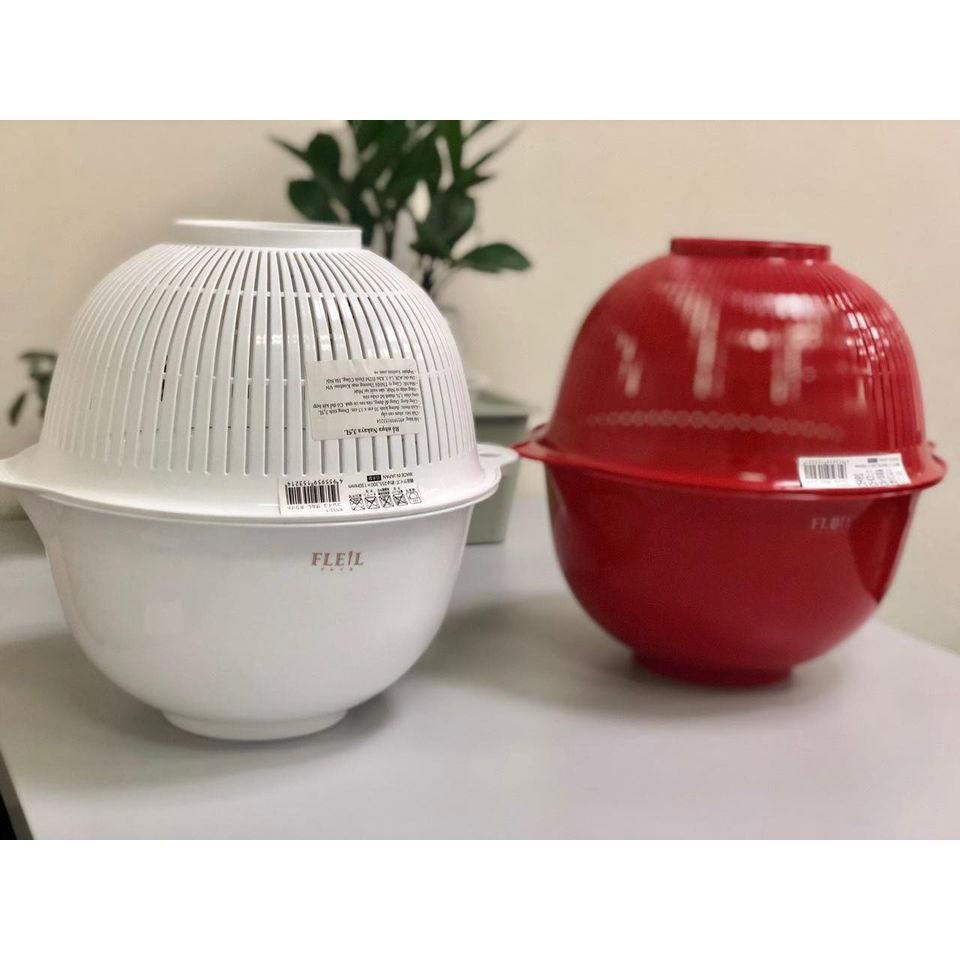 Bộ rổ chậu nhựa Nakaya 3,5L