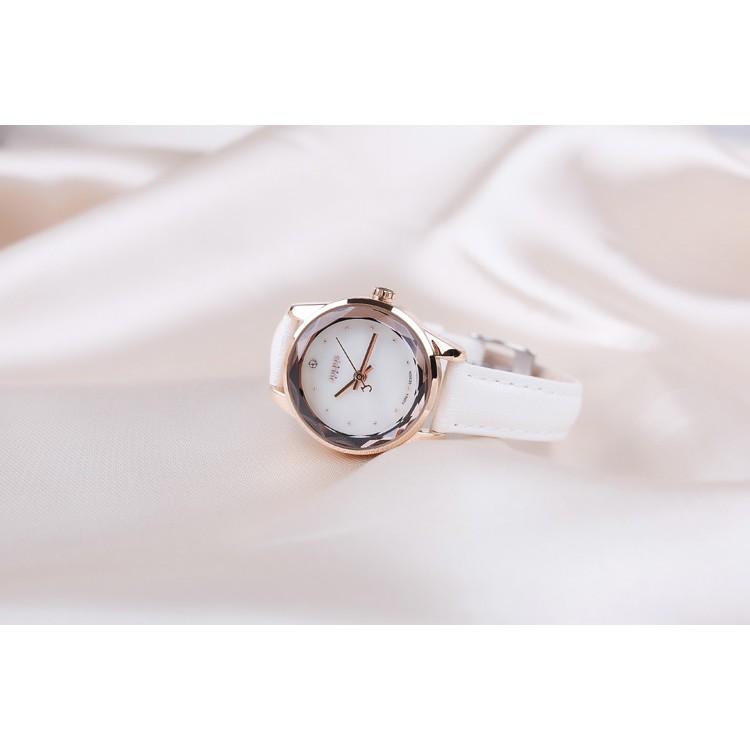 Đồng Hồ Nữ JA-723B Julius Hàn Quốc Dây Da