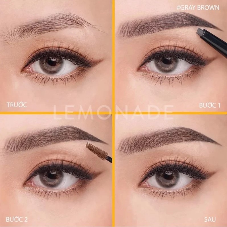 Chì Kẻ Mày Hai Đầu Tiện Lợi Cho Lông Mày Hoàn Hảo Lemonade Want It Got It Dual Eyebrow