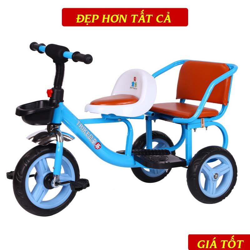 Xe Đạp Xích Lô Cho Bé 2 Chỗ Ngồi Phù Hợp Cho Trẻ Từ 2 Đến 5 Tuổi Siêu Dễ Thương, Chắc Chắn, An Toàn