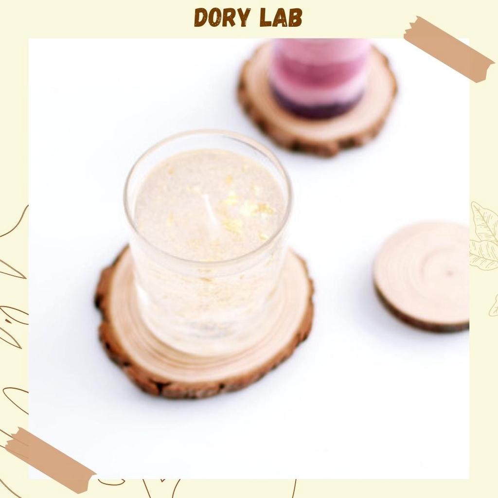 Đế Gỗ Lót Nến Thơm, Lót Ly, Phụ Kiện Decor - Dory Lab