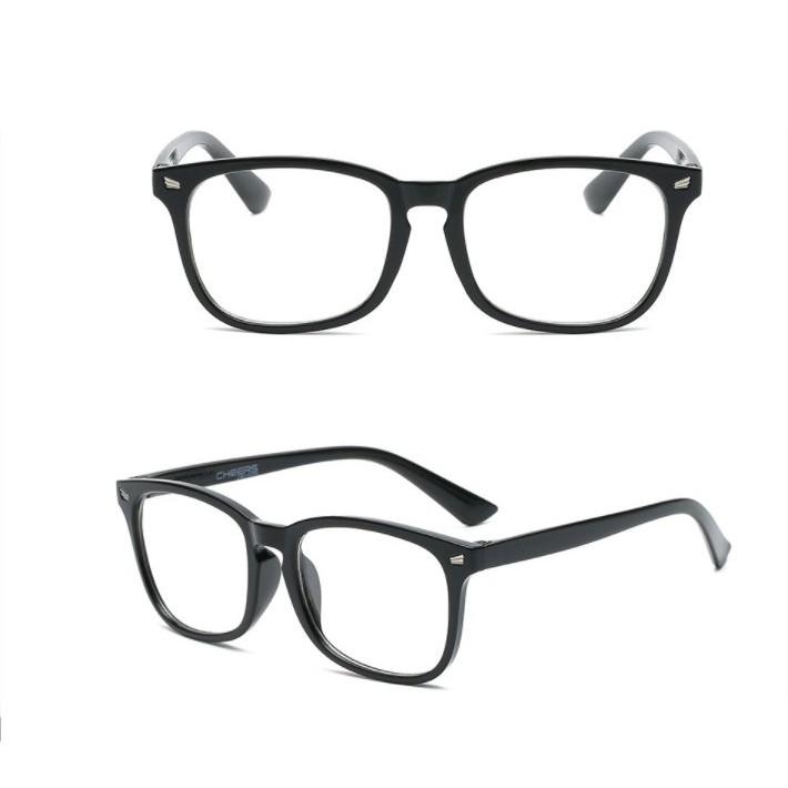 Kính lão thị viễn thị trung niên cho cả nam và nữ hàng sẵn độ từ +100 ĐẾN +400 khung to vuông KVT24UNIQUI