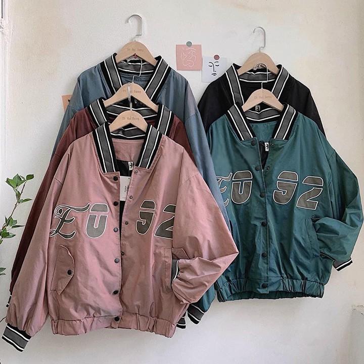 ÁO KHOÁC DÙ Ngoại Bomber 2 Lớp lót Das