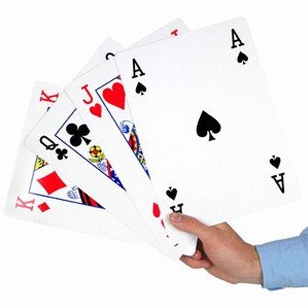 Bộ Bài poker kích thước lớn,cỡ lớn, loại to - Bộ Bài Tây Bài Poker khổng lồ A4