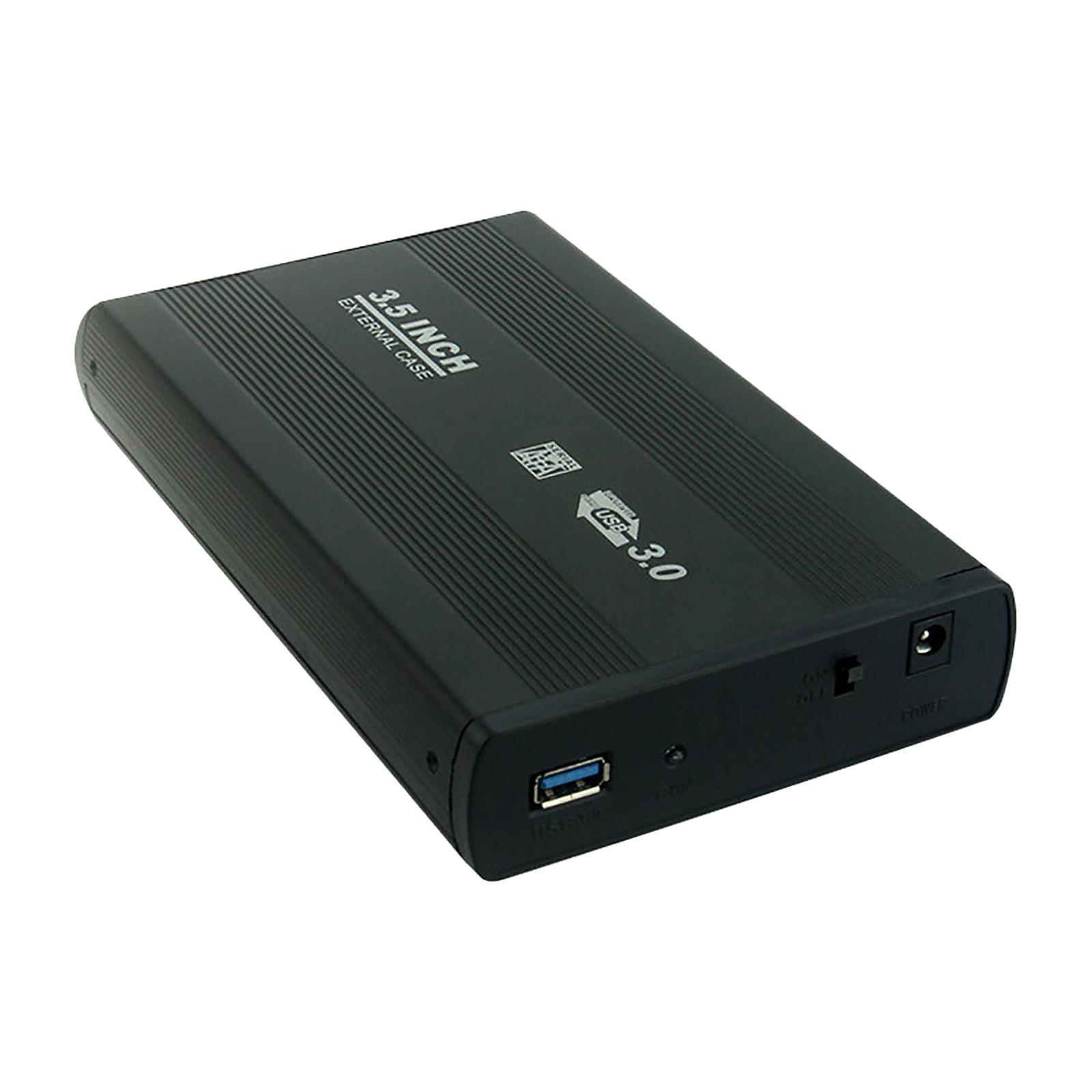 USB 3.0 to SATA External 3.5" HDD Enclosure Case, Easy to Install Protect Your HDD Away Damage