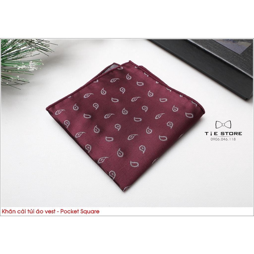 NHIỀU MẪU Khăn Cài Túi Áo Vest - Pocket Square - Phụ Kiện Cài Áo ( kèm ảnh minh họa)