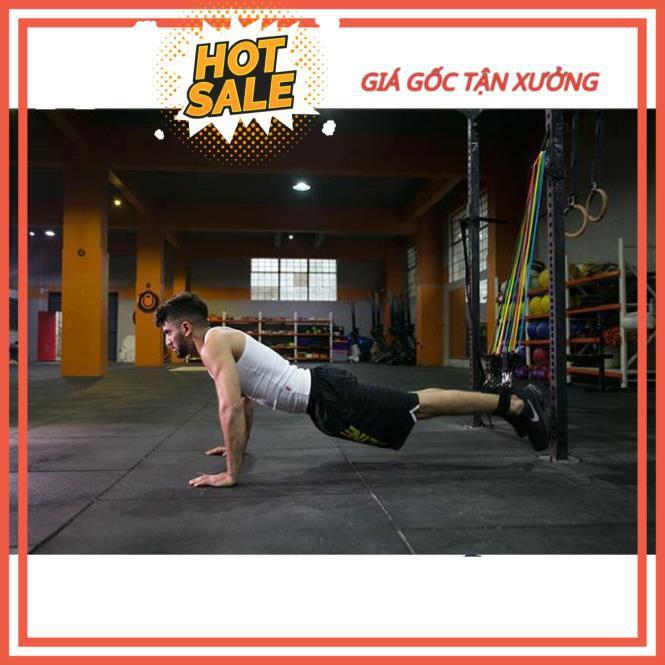 Bộ 5 Dây Ngũ Sắc Tập Full Body - Dụng Cụ Tập Gym