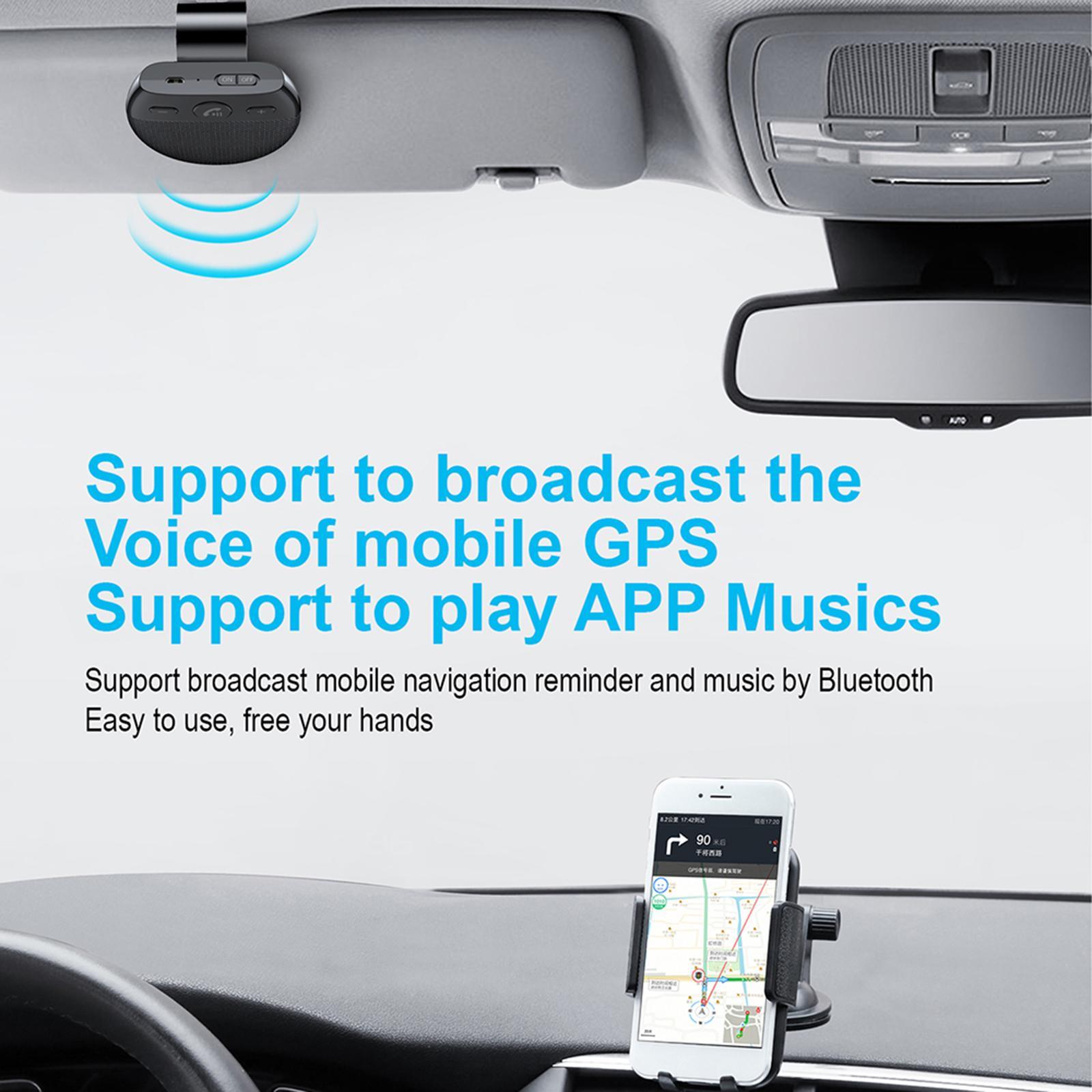 Bluetooth Car Speaker Car Kit for Handsfree Calling Talking