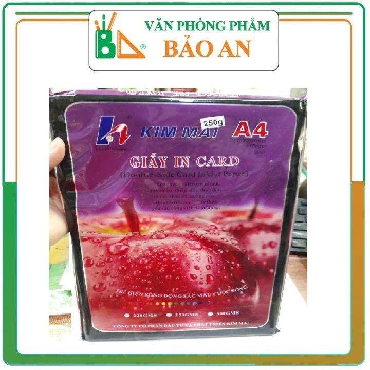 Giấy in card Kim mai ĐL 250g