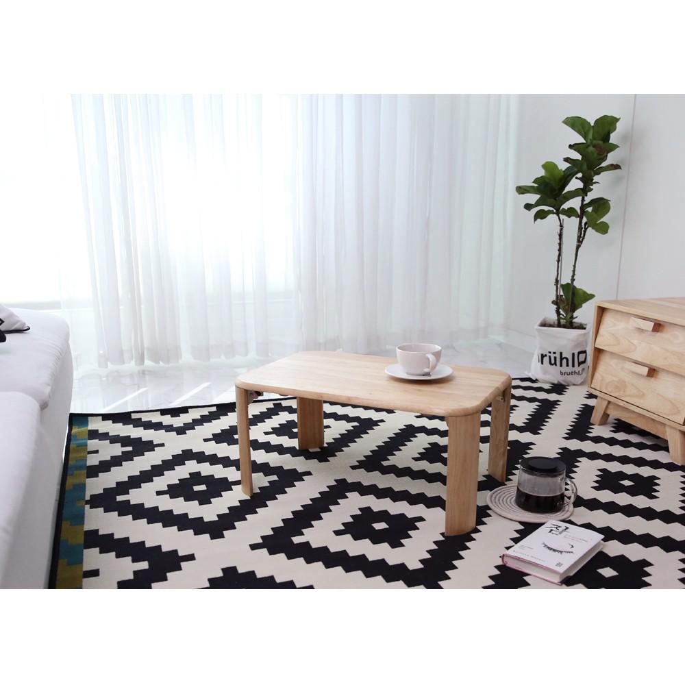 Bàn Gỗ Gập Chân Cao Cấp - Bàn Ăn, Bàn Trà, Bàn Học, Bàn Sofa Ngồi Bệt - Size S