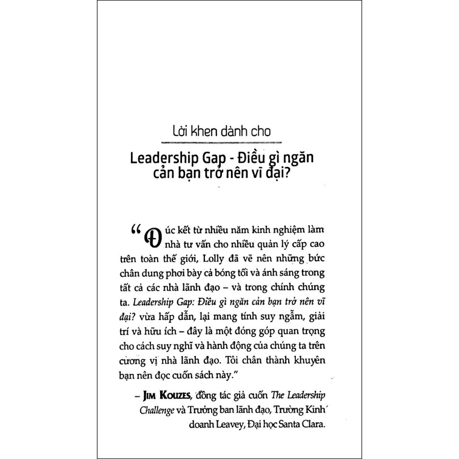 The Leadership Gap