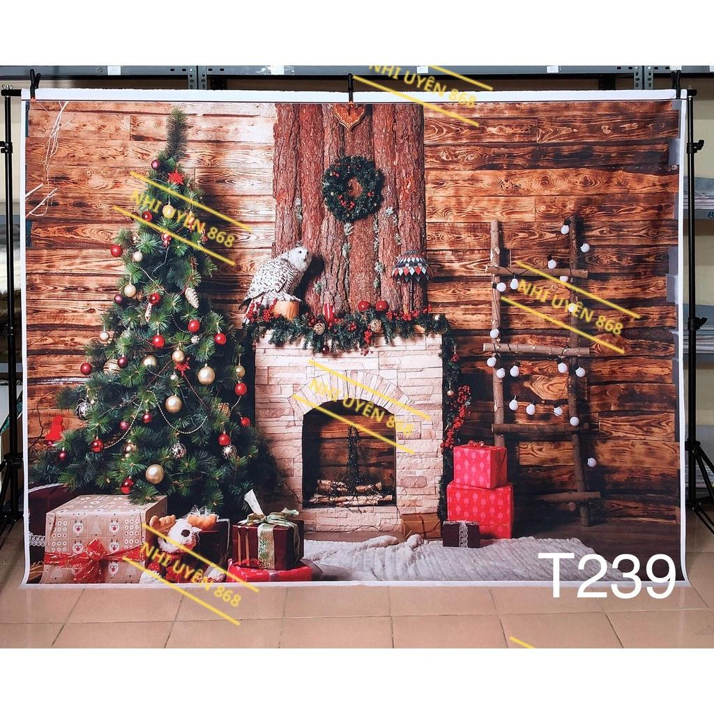 Thảm vải chụp ảnh / Thảm vải treo tường / Tranh vải decor chủ đề giáng sinh/ Noel