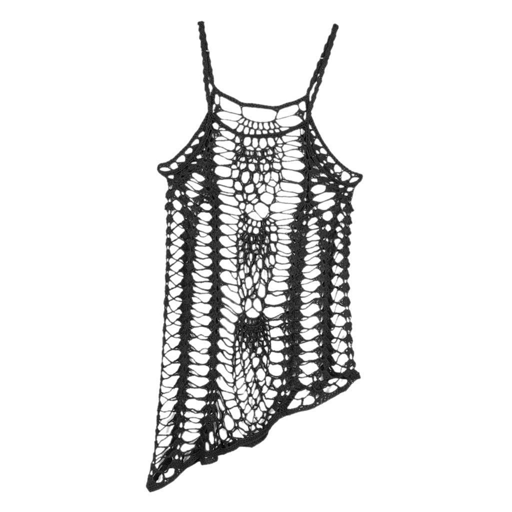 Women Summer Bathing Suit Lace Crochet Bikini Cover Up Hollow Out Beachwear