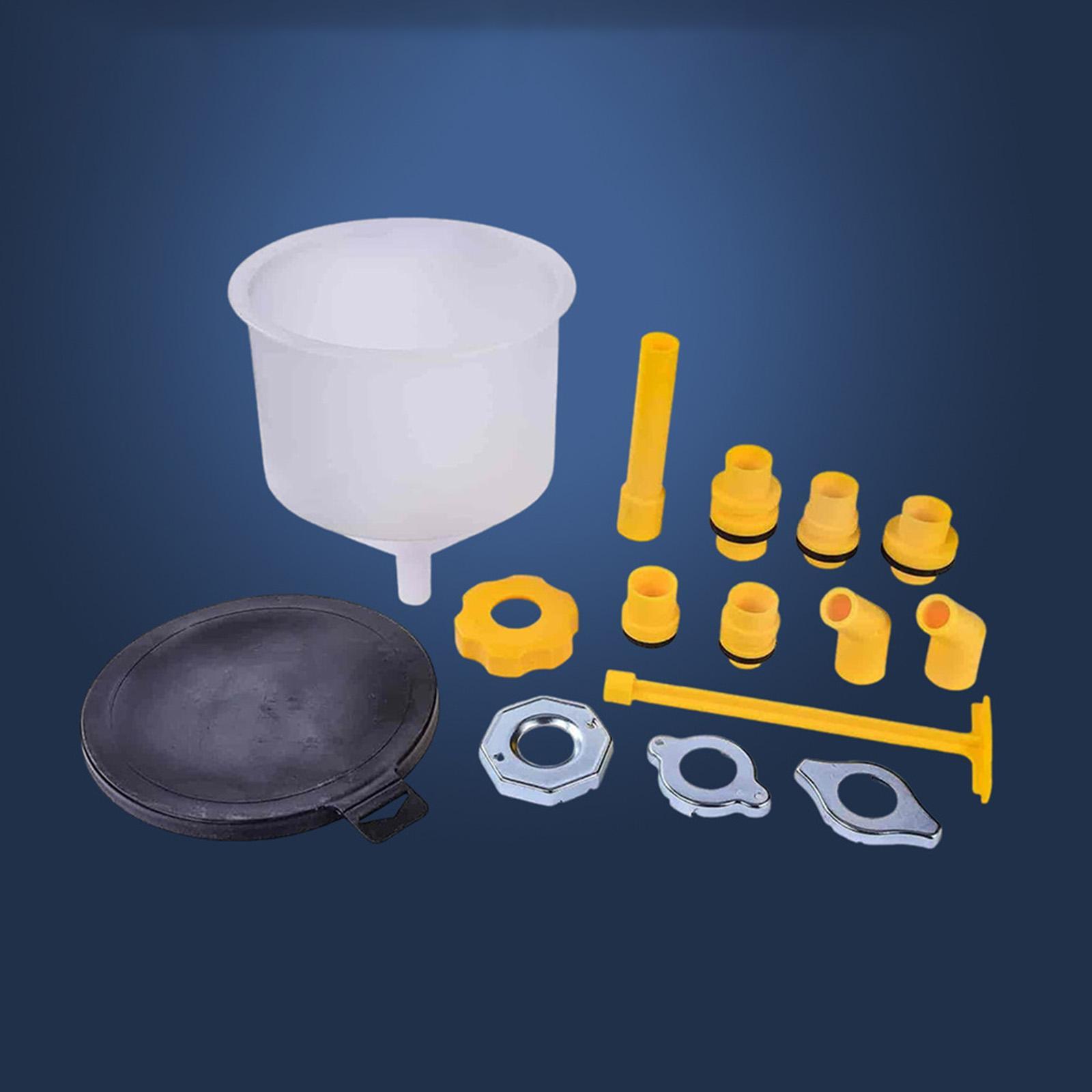Vehicle  Coolant Filling Funnel Set 15Pcs Simple to Clean Accessory
