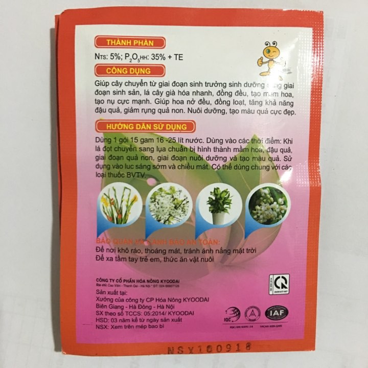 Combo 10 gói siêu bật mầm hoa chuyên dùng cho hoa,cây cảnh