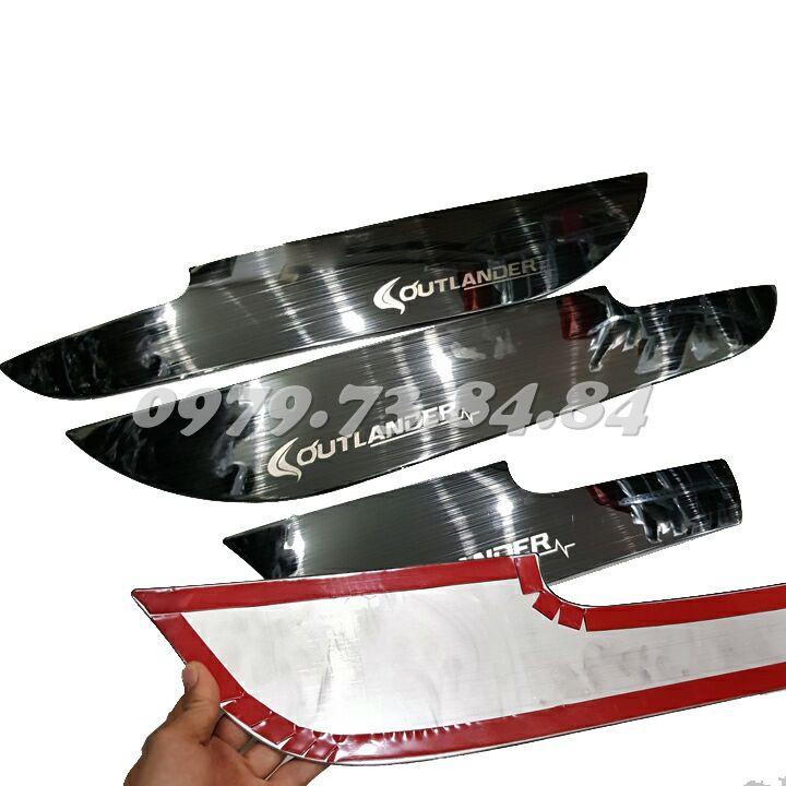 Ốp chống xước Tapli, Táp li cửa Mitsubishi Outlander 2013-2019