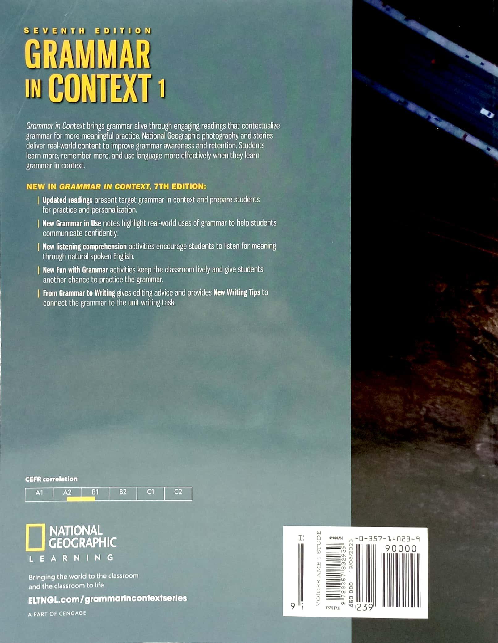 Grammar In Context 1 - 7th Edition