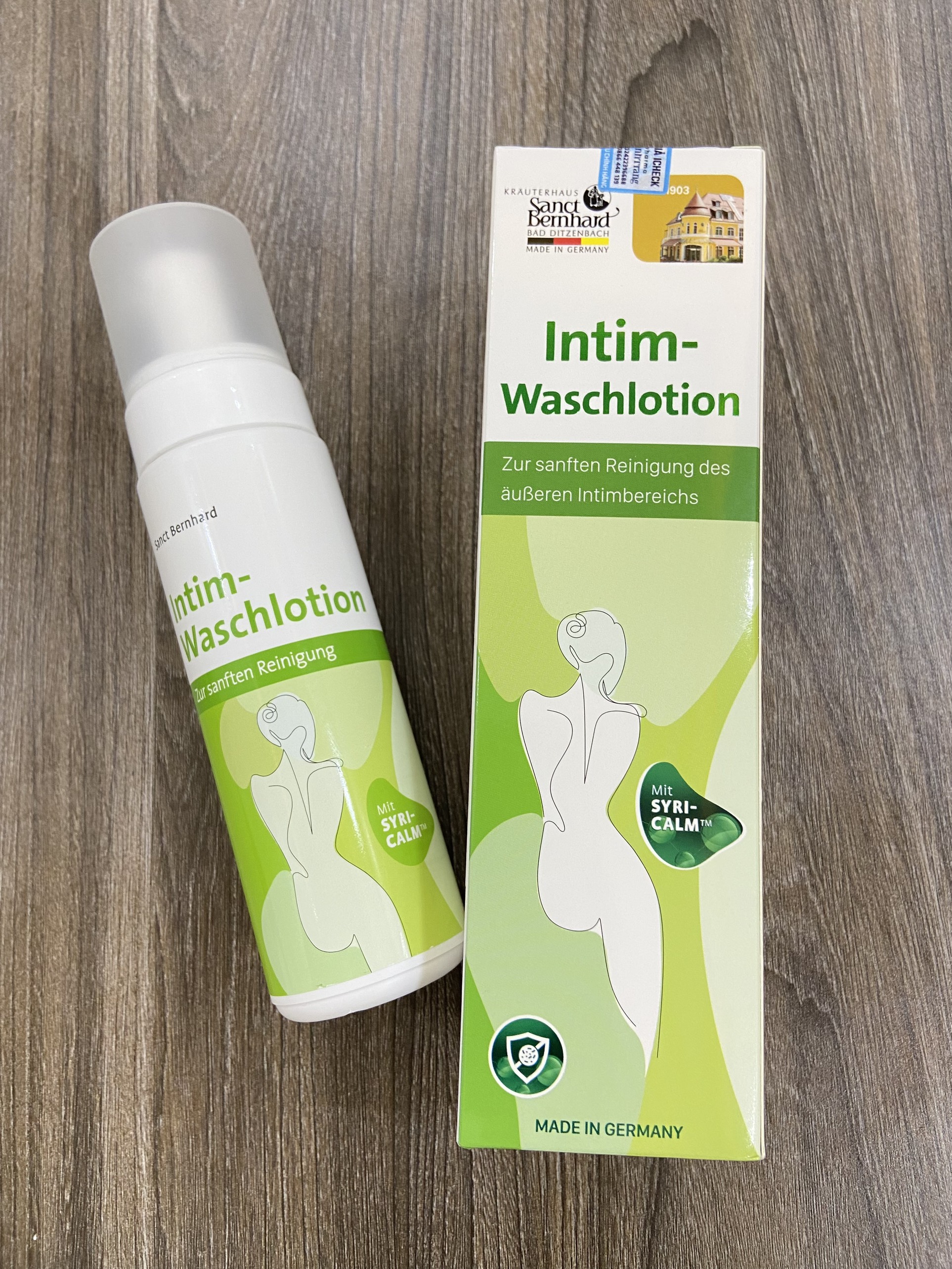 Dung dịch vệ sinh phụ nữ Intim-Waschlotion 200ml chính hãng Sanct Bernhard