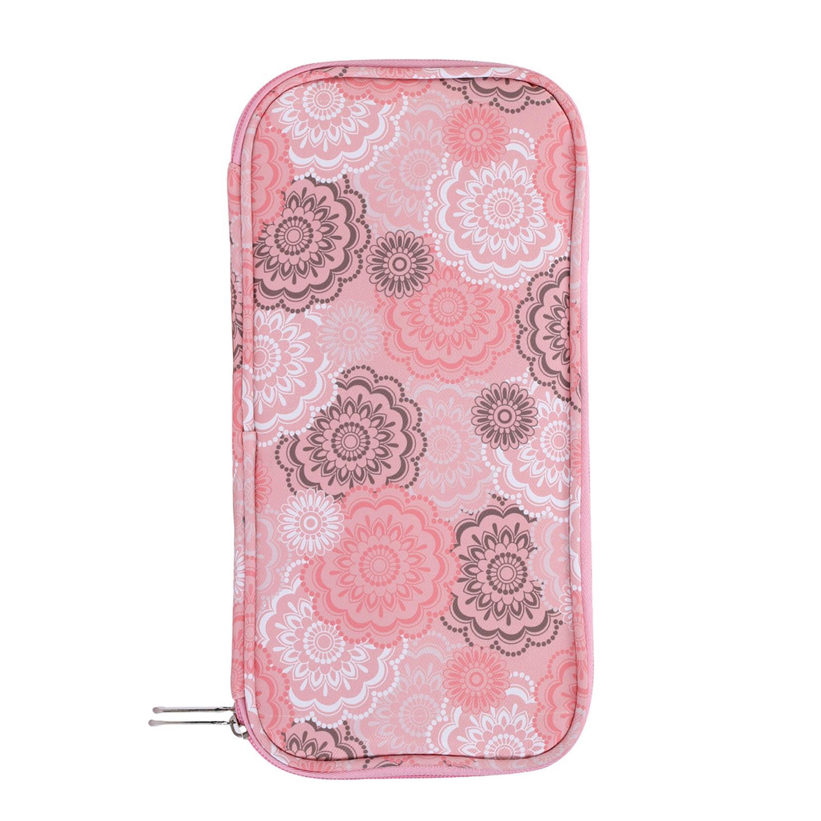 Knitting  Storage Bag with Zipper Travel Organizer Empty Knitting Bag