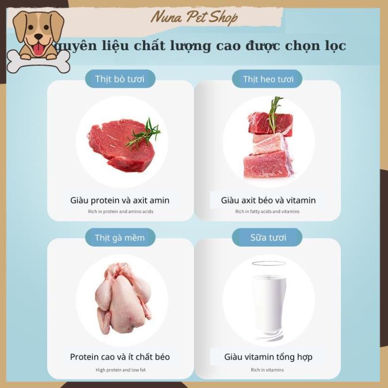 Xương gặm sạch răng cho chó mix vị thịt bò, thịt gà và sữa