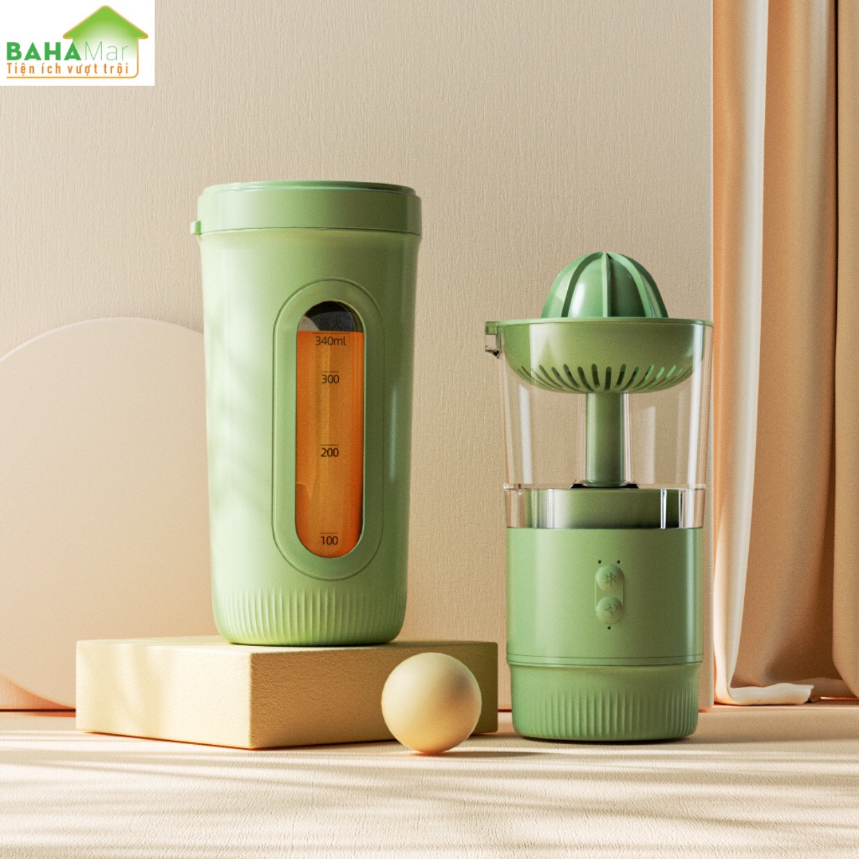 MÁY ĐA NĂNG VẮT CAM, ÉP TRÁI CÂY XAY SINH TỐ SẠC ĐIỆN TIỆN MANG THEO KHẮP NƠI "BAHAMAR" Có thể điều chỉnh 2 tốc độ, 45RPM và 18000RPM