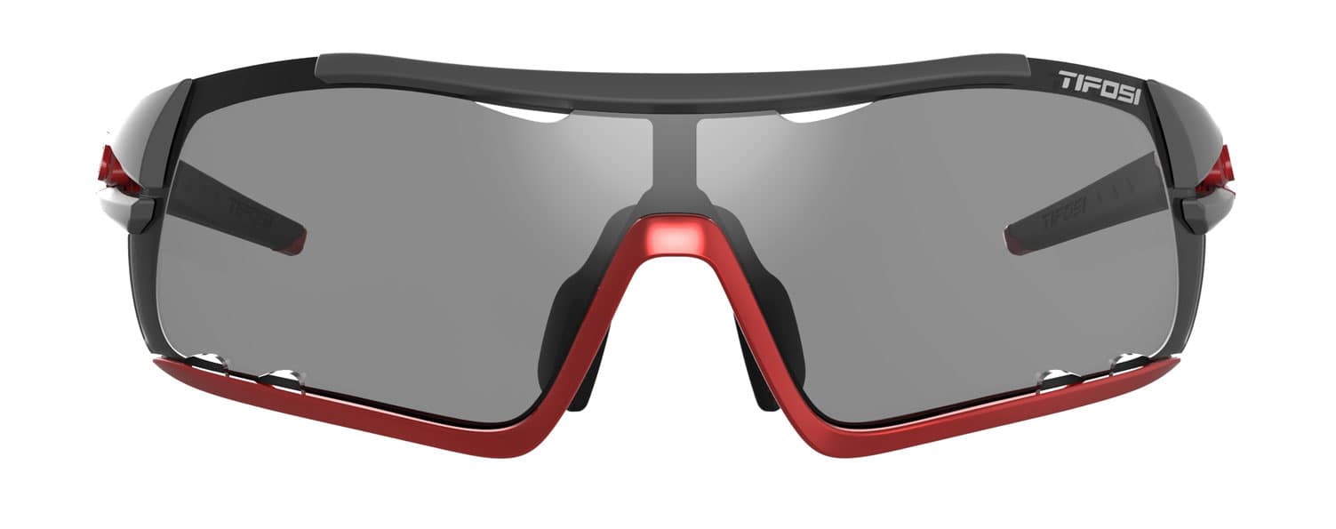 Kính thể thao chạy bộ TIFOSI DAVOS RACE RED Tròng Tự Đổi Màu Smoke Fototec