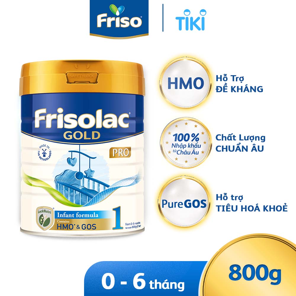 Sữa Bột Friso Gold Pro 1 Cho Trẻ Từ 0-6 Tháng 800g