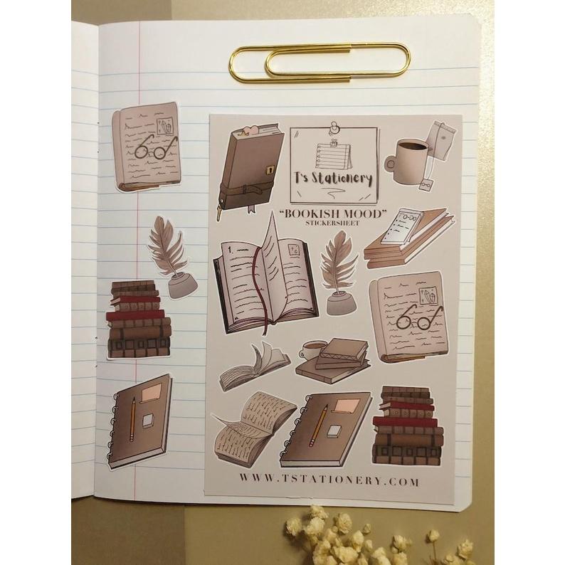 Sticker sheet bookish mood - chuyên dán, trang trí sổ nhật kí, sổ tay | Bullet journal sticker - stc003