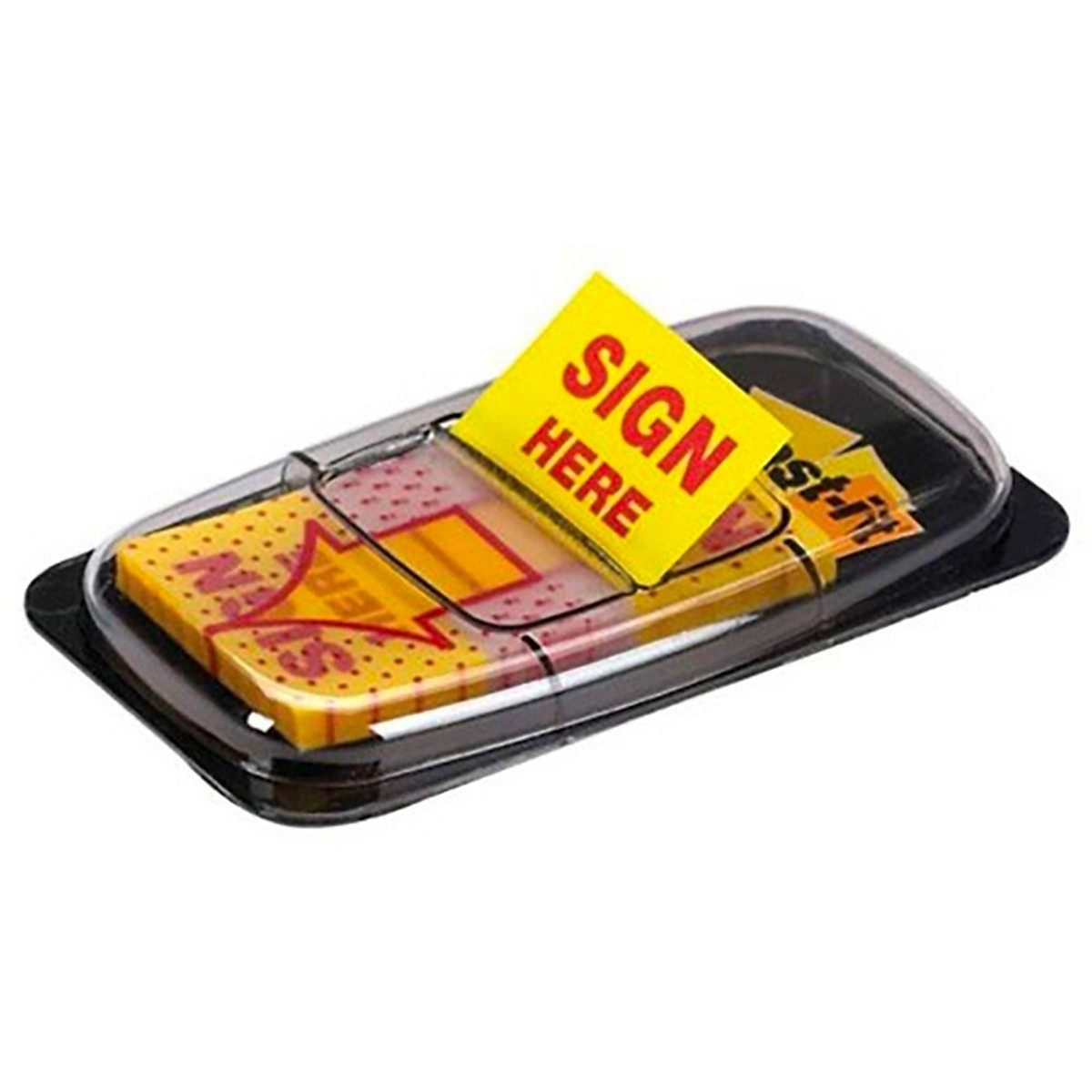 Vỉ 50 miếng noted đánh dấu trình ký Post It Sign Here 3M SB-680-9 - Đánh dấu, phân trang tập vở tài liệu