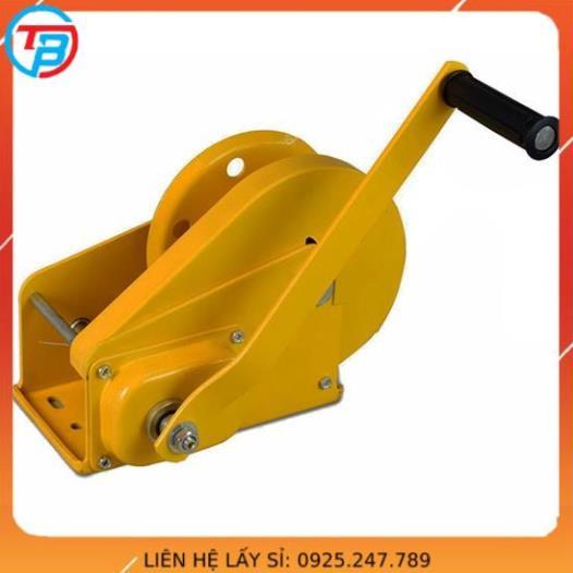 Tời quay tay tự khóa 2600LBS, tời quay tay tải kéo 1180kg, tải nâng 400kg có cáp móc, cáp thép 6 ly dài 20 mét