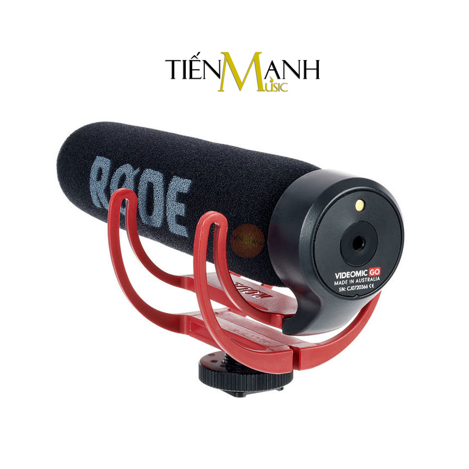 Micro Rode VideoMic Go Dùng Cho Máy Ảnh, Máy Quay Phim Mic Thu Âm Video Mic On Camera Microphone Hàng Chính Hãng - Kèm Móng Gẩy DreamMaker