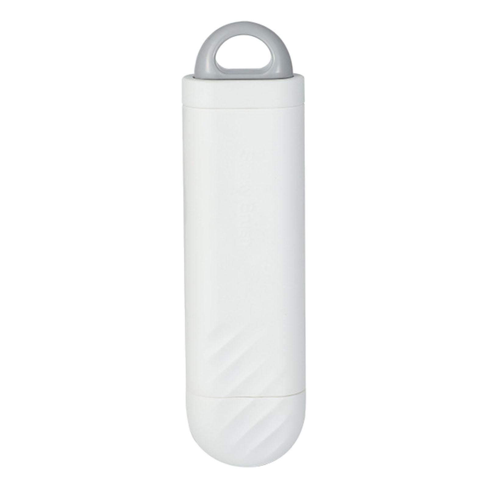 Removal Brush with Cleaning Base for Clothing Garment Carpet White