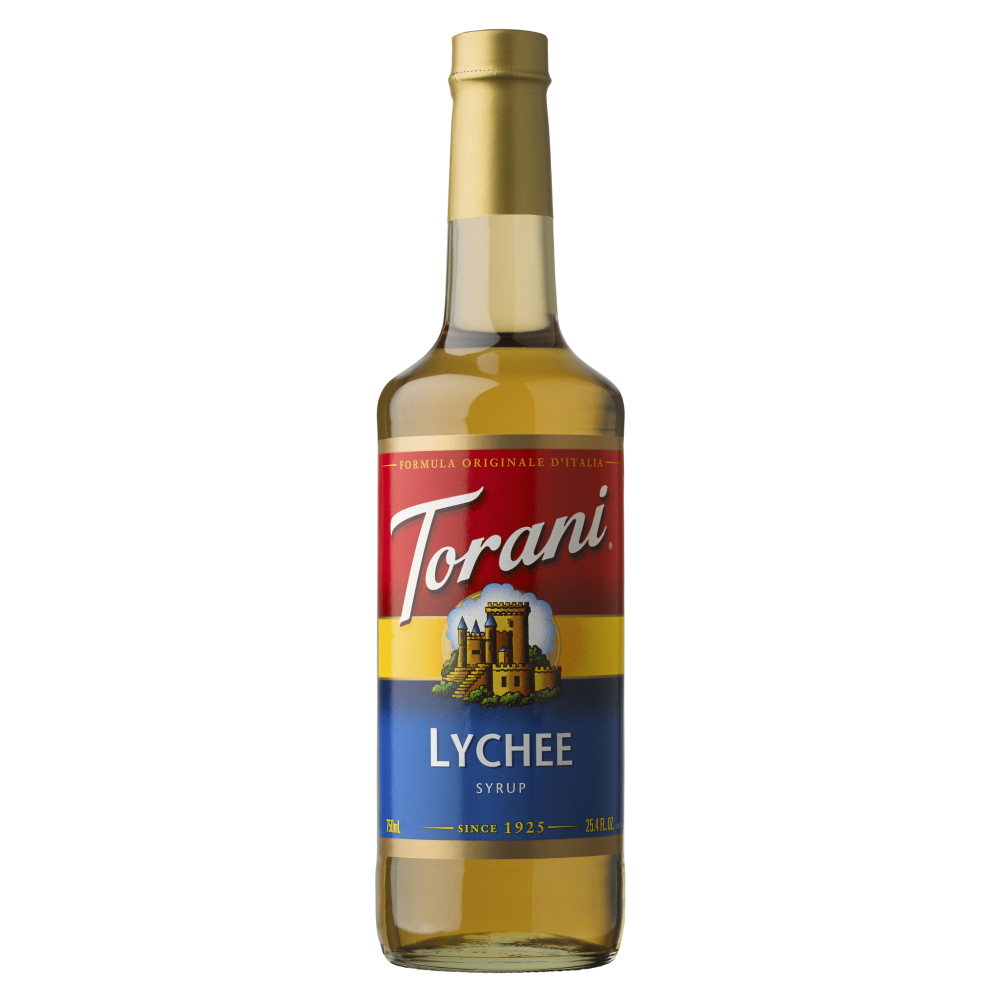 Siro Pha Chế Vị Vải Torani Classic Lychee Syrup 750ml Mỹ