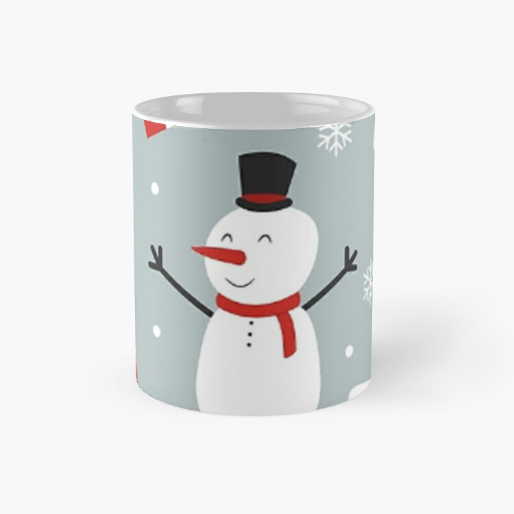 Cốc sứ Giáng sinh hình người tuyết Snowman cốc có quai