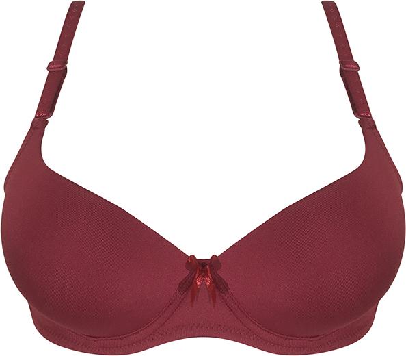 Áo Ngực Trơn Có Gọng Đệm Dày Zuen THA2013 - Đỏ