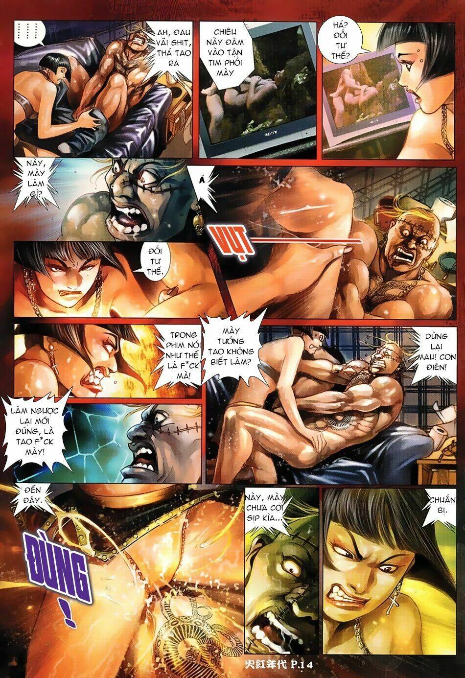 hỏa hồng niên đại hắc cốt đường chapter 30 13