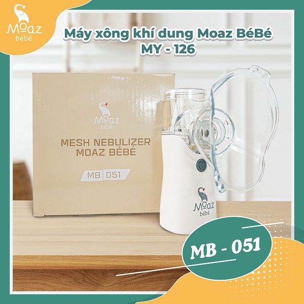 Máy xông khí dung Moaz BéBé MB- 051,model MY – 126